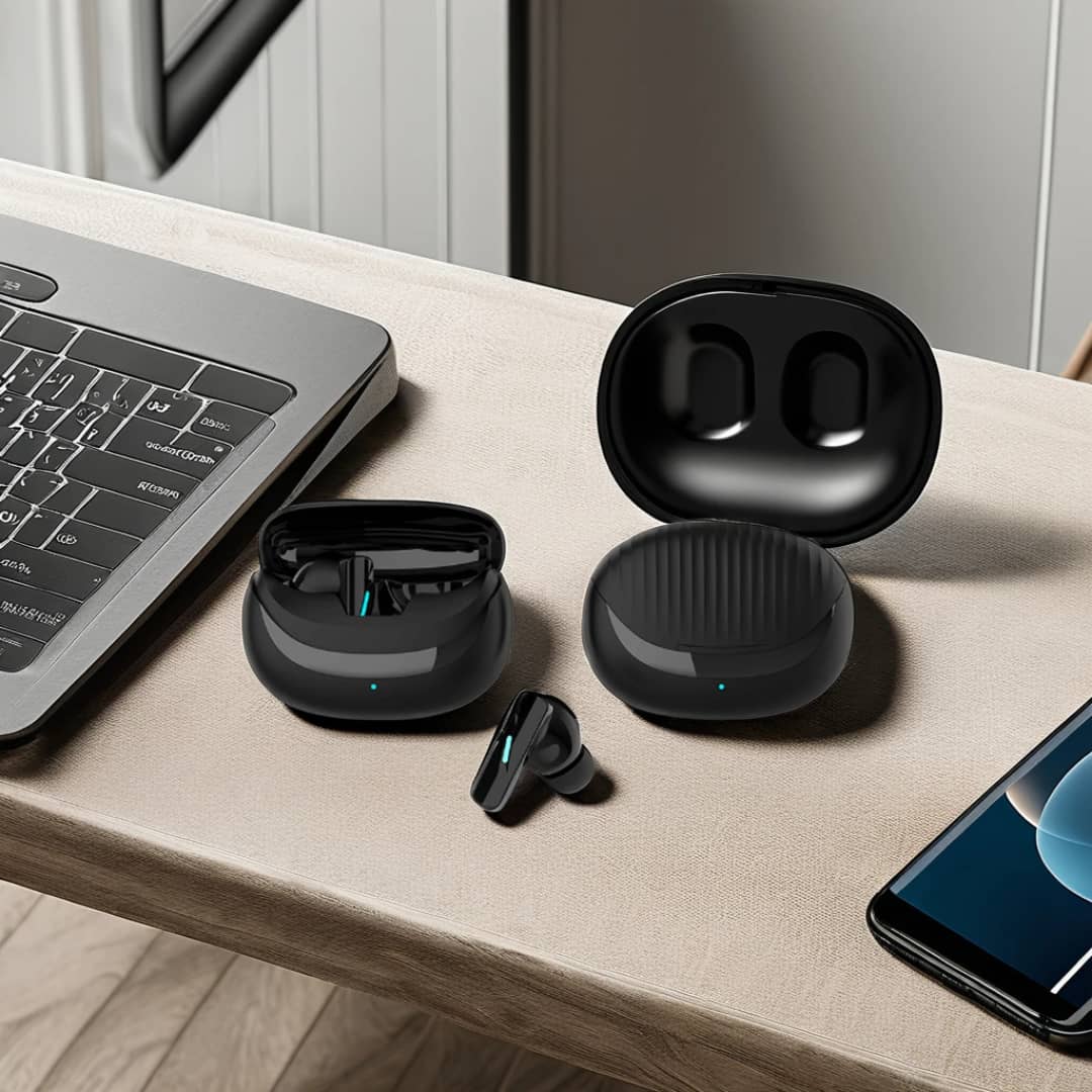 Écouteurs Sans Fil TWS – Design Élégant & Son Haute Définition