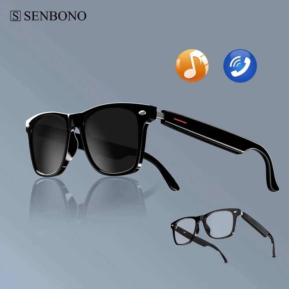 🕶️ Lunettes Intelligentes Tactiles – Contrôle Total au Bout des Doigts